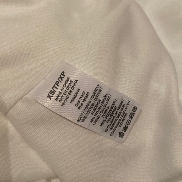 White Lace Dynamite Top XS - Picture 3 of 3